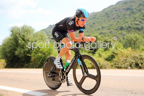 Geraint Thomas Training pre Tour de France 2013