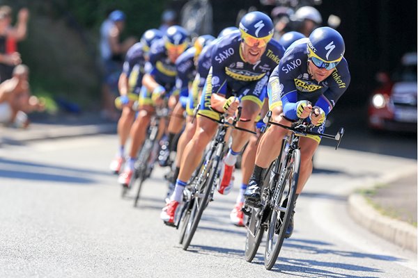Saxo-Tinkoff  Team Time Trial Tour de France 2013