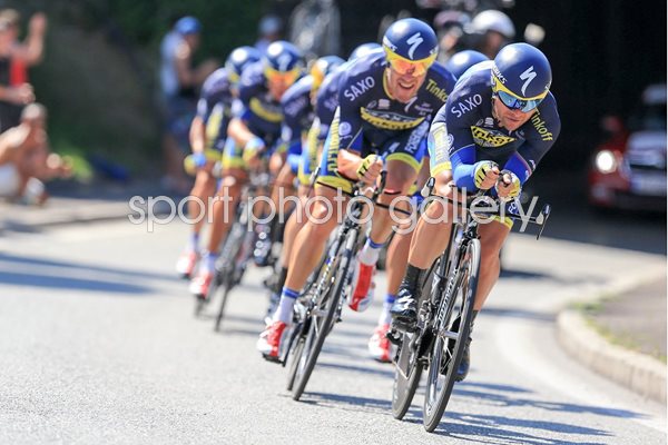 Saxo-Tinkoff  Team Time Trial Tour de France 2013