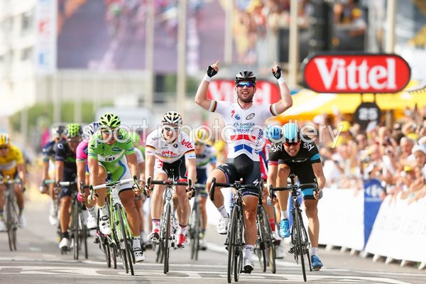 Mark Cavendish wins stage 5 Tour de France 2013 