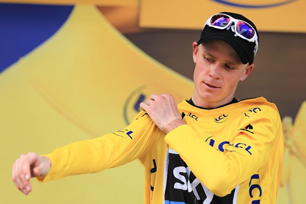 Chris Froome Yellow Jersey Tour de France 2013