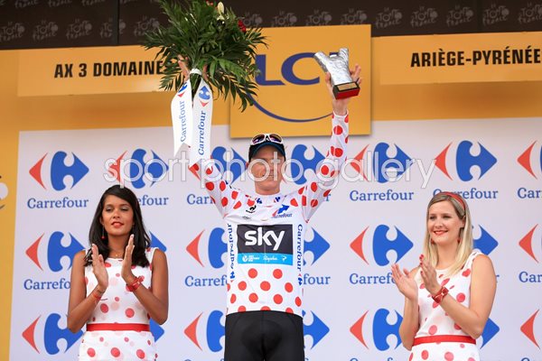 Chris Froome King of the Mountains Tour de France 2013