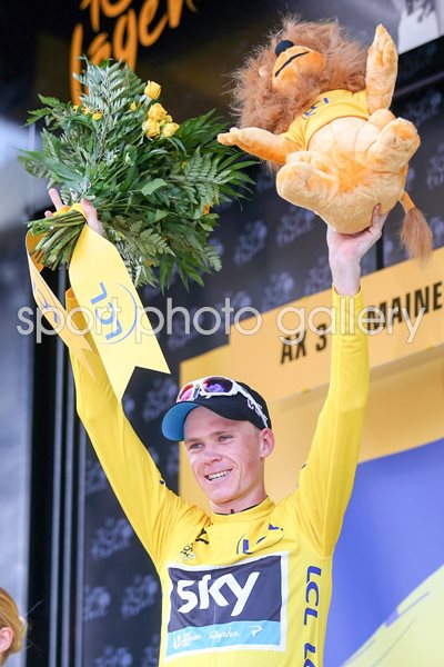 Chris Froome Yellow Jersey Tour de France 2013