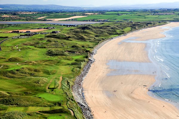 Aerial View Old Course Ballybunion Golf Club Ireland