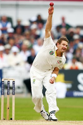 Shane Watson Australia bowls Trent Bridge Ashes 2013