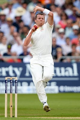 Peter Siddle Australia bowls Trent Bridge Ashes 2013