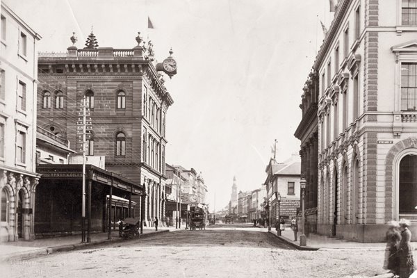 Sydney Street Scene 1880