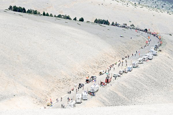 Tour De France 2013 Mont Ventoux slopes