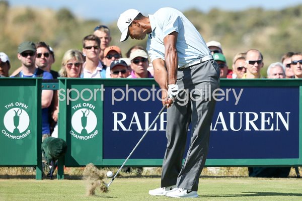Tiger Woods British Open Muirfield 2013