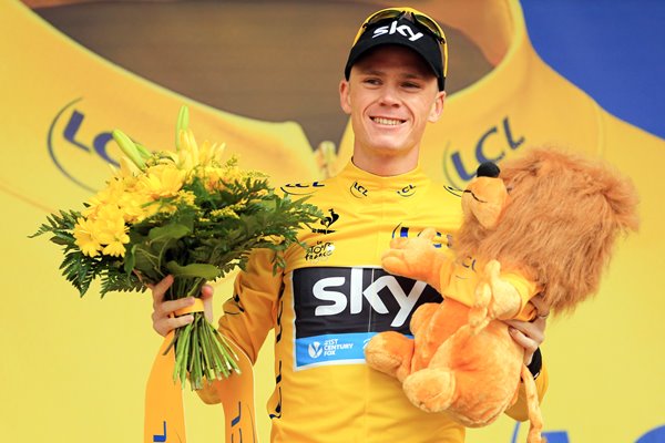 Chris Froome Yellow Jersey Tour de France 2013