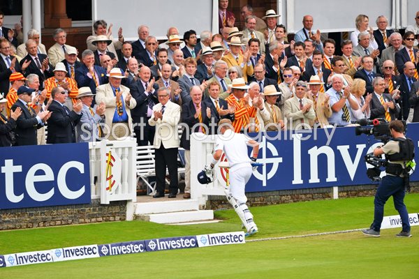 Joe Root celebrates Ashes Century Lord's 2013