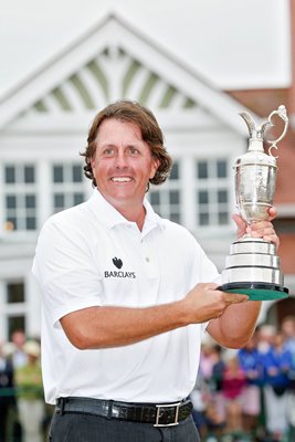 2013 Open Champion Phil Mickelson Muirfield 