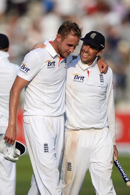 Graeme Swann and Stuart Broad England Lord's Ashes 2013