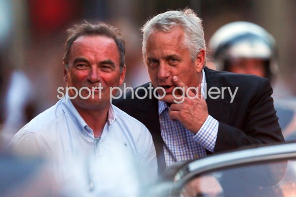 Tour legends Bernard Hinault and Greg Lemond Paris 2013 