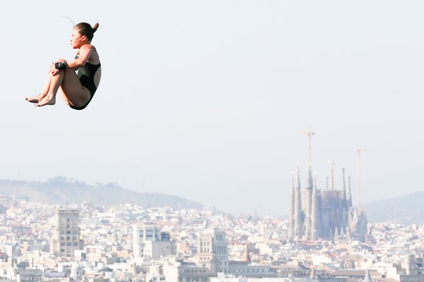 Roseline Filion Barcelona World Diving Championships 2013