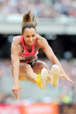 Jessica Ennis Long Jump Anniversary Games London 2013