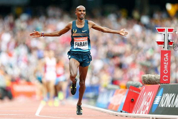 Mo Farah Anniversary Games London 2013