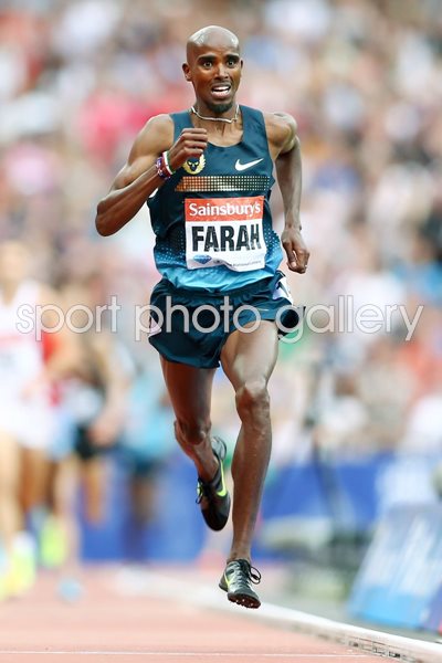 Mo Farah Anniversary Games London 2013