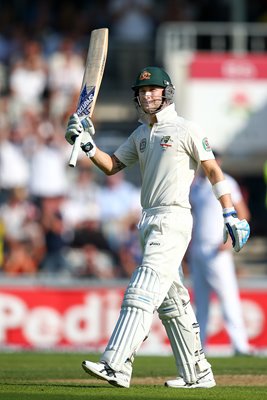 Michael Clarke Australia century Old Trafford Ashes 2013