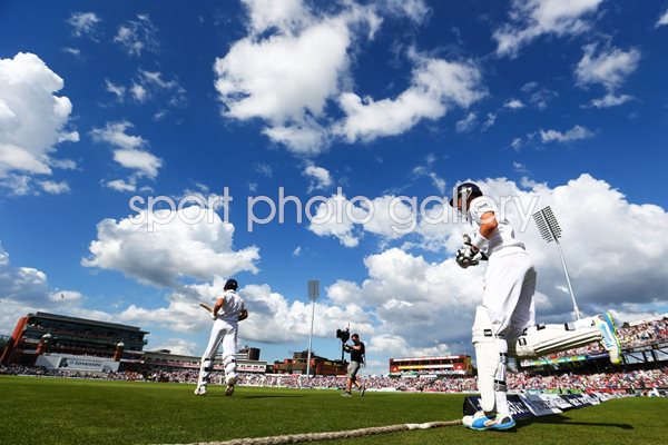 England openers walk out Old Trafford Ashes 2013