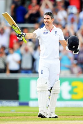 Kevin Pietersen England Century Manchester Ashes 2013
