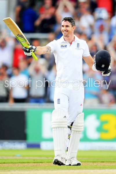 Kevin Pietersen England Century Manchester Ashes 2013