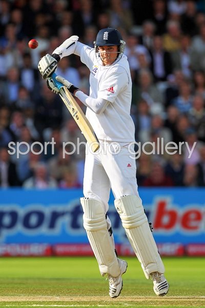 Stuart Broad en route to 169 at Lords