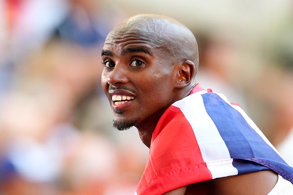 Mo Farah World 10,000m Champion Moscow 2013