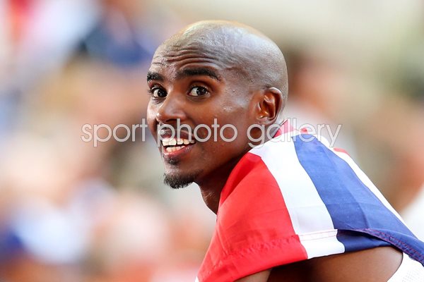Mo Farah World 10,000m Champion Moscow 2013