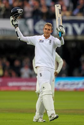 Stuart Broad enjoys Maiden 100 at Lords