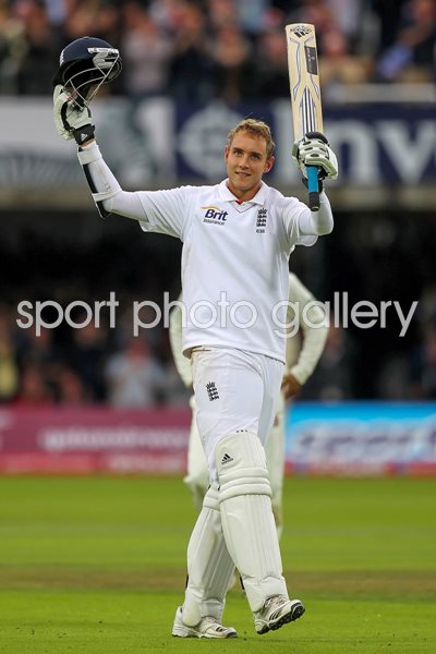Stuart Broad enjoys Maiden 100 at Lords