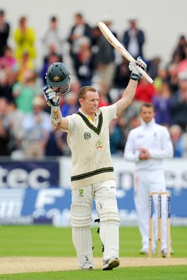 Chris Rogers Australia Century 4th Ashes Test Durham 2013