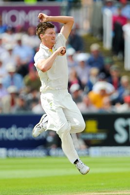 Jackson Bird Australia bowls 4th Ashes Test Durham 2013