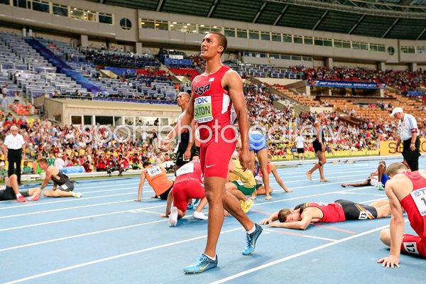 Ashton Eaton World Decathlon Champion Moscow 2013 
