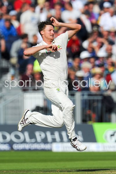 Jackson Bird Australia bowls 4th Ashes Test Durham 2013