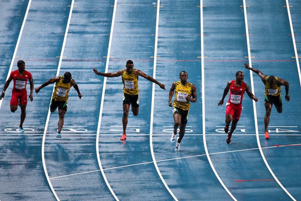 Usain Bolt wins World Championship Gold 100m Moscow 2013 