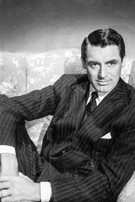 Portrait of Cary Grant in chair