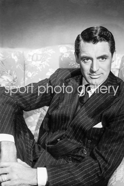 Portrait of Cary Grant in chair