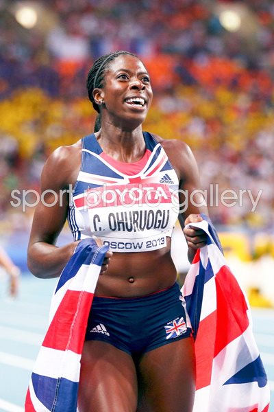 Christine Ohuruogu 400m World Champion Moscow 2013