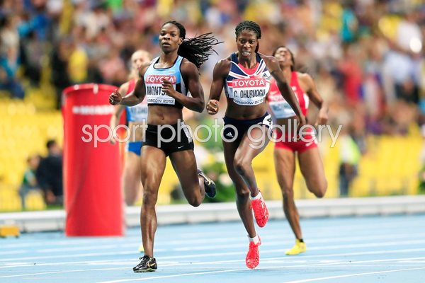 Christine Ohuruogu & Amantle Montsho 400m Moscow 2013