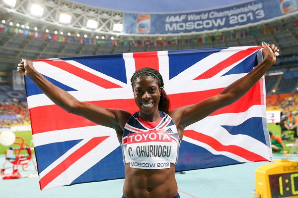 Christine Ohuruogu 400m World Champion Moscow 2013