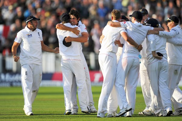 Ashes 2013 Moment of Victory for England