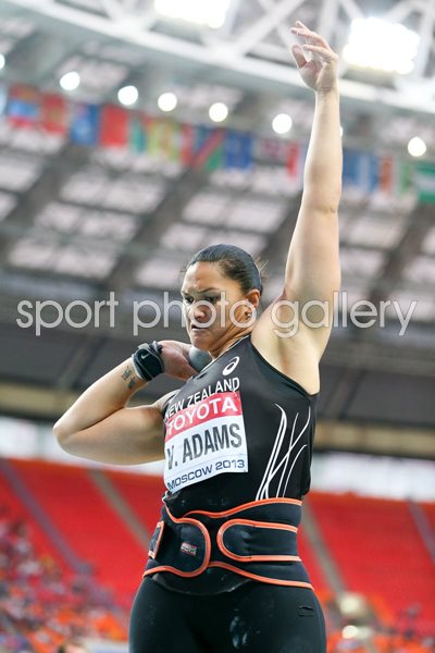 Valerie Adams New Zealand Shot Put World Athletics Moscow 2013 