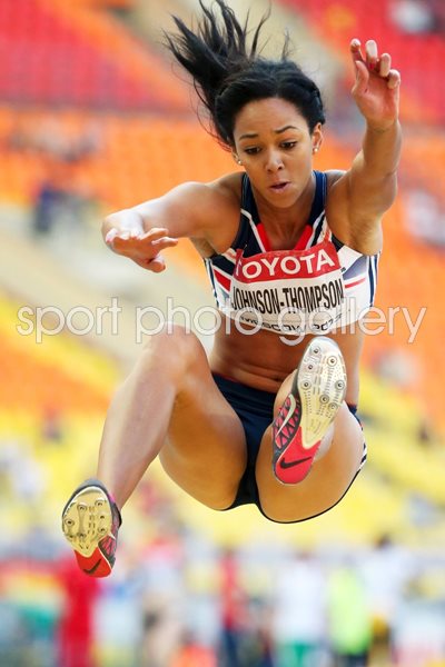 Katarina Johnson-Thompson Long Jump Heptathlon Moscow 2013