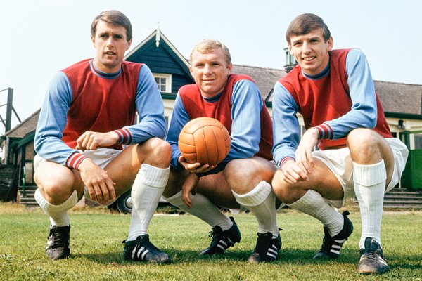 Hurst, Moore And Peters West Ham 1966