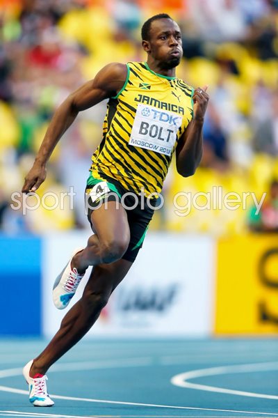 Usain Bolt 200m Champion World Athletics Moscow 2013 