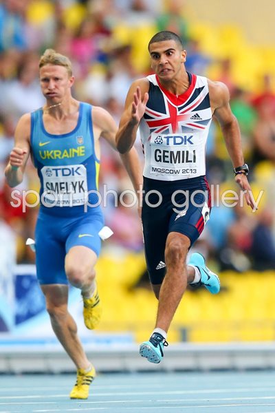 Adam Gemili sub 20 second 200m World Athletics Moscow 2013