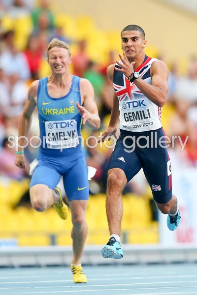 Adam Gemili sub 20 second 200m World Athletics Moscow 2013