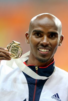 Mo Farah World 5,000m Champion Moscow 2013