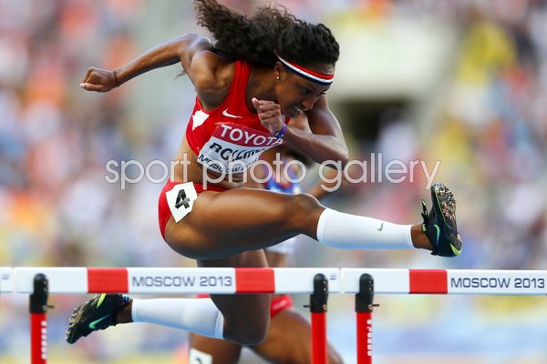 Brianna Rollins World Athletics Hurdles Moscow 2013 